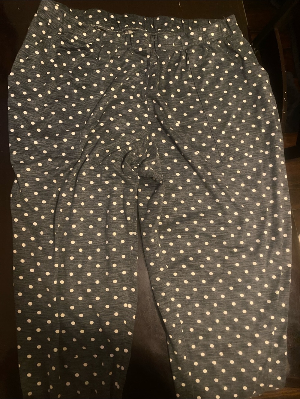 Marilyn Monroe Gray and White Polka Dot Lounge Pants